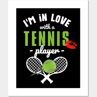 I'm in love with a Tennis player Posters and Art